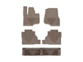 Picture of WeatherTech All-Weather Floor Mats - Complete Set - 1st, 2nd, & 3rd Row - Tan