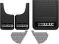 Picture of Truck Hardware Gatorback Black Wrap Duramax Dually Mud Flaps - Set of 4 - Fits 2015-2019 Silverado/Sierra 3500HD