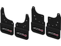 Truck Hardware Gatorback Offset No-Drill Mud Flaps - Black Wrap AT4 Logo