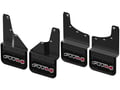 2020 GMC Sierra 2500/3500 HD AT4 Black Wrap Logo Gatorback Mud Flaps - Set