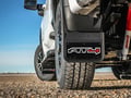 2020 GMC Sierra 2500/3500 HD AT4 Black Wrap Logo Gatorback Mud Flaps - Set