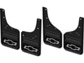 Picture of Truck Hardware Gatorback Black Wrap Bowtie Mud Flaps - Set of 4 - Fits 2020-2026 Chevy Silverado 2500/3500HD