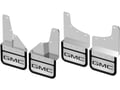 2020 GMC Sierra 2500/3500 HD Black Logo Gatorback Mud Flaps - Set