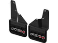2020 GMC Sierra 2500/3500 HD AT4 Black Wrap Logo Gatorback Mud Flaps - Front Pair