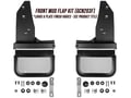 Picture of Truck Hardware Gatorback Gunmetal Bowtie Mud Flaps - Set of 4 - Fits 2020-2026 Chevy Silverado 2500/3500HD