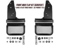 Picture of Truck Hardware Gatorback Black Anodized Bowtie Mud Flaps - Set of 4 - Fits 2020-2026 Chevy Silverado 2500/3500HD