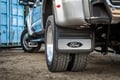 Picture of Truck Hardware Gatorback Black Ford Oval Mud Flaps - Rear Dually Pair - Fits 2023-2026 Ford F-350/F-450