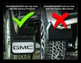 Picture of Truck Hardware Gatorback Gunmetal GMC Dually Mud Flaps - Rear Pair - Fits 2020-2026 GMC Sierra 3500HD