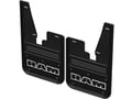 Picture of Truck Hardware Gatorback Black Wrap RAM Text Mud Flaps - Front Pair - Fits 2009-2018 RAM 1500 & 2010-2026 RAM 2500/3500