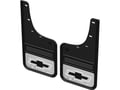 2020 Chevy Silverado 2500/3500 HD Black Bowtie Logo Gatorback Mud Flaps - Front Pair