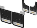 Picture of Truck Hardware Gatorback Gold Bowtie Dually Mud Flaps - Set of 4 - Fits 2020-2026 Chevy Silverado 3500HD