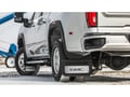 2020 Sierra 3500 HD GMC Black Logo Gatorback Dually Mud Flaps & Brackets - Removable