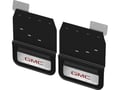 2020 Sierra 3500 HD GMC Black Logo Gatorback Dually Mud Flaps & Brackets - Removable