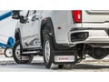 2020 Sierra 3500 HD GMC Black Logo Gatorback Dually Mud Flaps & Brackets - Removable