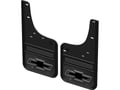 Picture of Truck Hardware Gatorback Gunmetal Bowtie Mud Flaps - Front Pair - Fits 2020-2026 Chevy Silverado 2500/3500HD