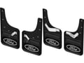 Picture of Truck Hardware Gatorback Black Wrap Ford Oval Mud Flaps - Set of 4 - Fits 2021-2026 Ford F-150