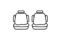 Picture of Covercraft Carhartt SeatSaver Custom Second Row Seat Covers - Brown