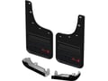 Picture of Truck Hardware Gatorback Black Anodized "AT4" Logo Mud Flaps & Caps - Rear