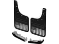 Picture of Truck Hardware Gatorback Black American Flag Mud Flaps & Caps - Rear