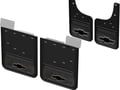 Picture of Truck Hardware Gatorback Gunmetal Bowtie Dually Mud Flaps - Set of 4 - Fits 2020-2026 Chevy Silverado 3500HD