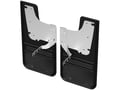 Picture of Truck Hardware Gatorback Gunmetal Plate Mud Flaps & Brackets - Front - 2017-2022 Ford F-250/F-350