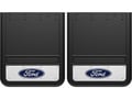Picture of Truck Hardware Gatorback 21"x24" Dually Blue Ford Oval Mud Flaps - Aluminum Screws