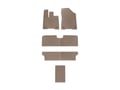 Picture of WeatherTech All-Weather Floor Mats - Complete Set - 1st, 2nd & 3rd Row - w/ Center Aisle - Tan