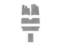 Picture of WeatherTech All-Weather Floor Mats - Complete Set - 1st, 2nd & 3rd Row - w/ Center Aisle - Grey