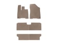 Picture of WeatherTech All-Weather Floor Mats - Complete Set - 1st, 2nd, & 3rd Row - Tan