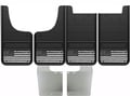 Picture of Truck Hardware Gatorback Black American Flag Mud Flaps - Set of 4 - Fits 1999-2016 Ford F-250/F-350