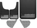 Picture of Truck Hardware Gatorback Black American Flag Dually Mud Flaps - Set of 4 - Fits 2015-2019 Silverado/Sierra 3500HD