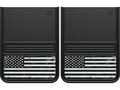 Picture of Truck Hardware Gatorback 14"x18" Black American Flag Mud Flaps - Brackets Required