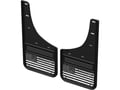 Picture of Truck Hardware Gatorback Black American Flag Mud Flaps - Front Pair - Fits 2019-2026 Chevy Silverado 1500