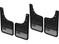 Picture of Truck Hardware Gatorback Black American Flag Mud Flaps - Set of 4 - Fits 2020-2026 Chevy Silverado 2500/3500HD