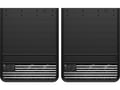 Picture of Truck Hardware Gatorback 19"x24" Dually Black American Flag Mud Flaps