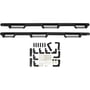 Picture of Westin HDX Stainless Drop Wheel-to-Wheel Nerf Step Bars - Textured Black