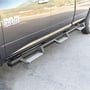 Picture of Westin HDX Stainless Drop Wheel-to-Wheel Nerf Step Bars - Textured Black