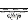 Picture of Westin HDX Stainless Drop Wheel-to-Wheel Nerf Step Bars - Textured Black