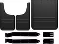 Picture of Truck Hardware Gatorback Black Plate Dually Mud Flaps - Set of 4 - Fits 2011-2016 Ford F-350