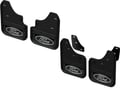 Picture of Truck Hardware Gatorback Black Wrap Ford Oval Mud Flaps - Set of 4 - Fits 2015-2018 Ford Edge