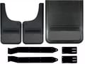 Picture of Truck Hardware Gatorback Gunmetal Plate Dually Mud Flaps - Set of 4 - Fits 2011-2016 Ford F-350