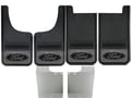 Picture of Truck Hardware Gatorback Gunmetal Ford Oval Mud Flaps - Set of 4 - Fits 1999-2016 Ford F-250/F-350