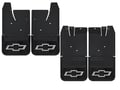 Picture of Truck Hardware Gatorback Black Wrap Bowtie Mud Flaps - 5/8" Kickback - Set