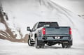 Picture of Truck Hardware Gatorback Gunmetal Bowtie Dually Mud Flaps - Set of 4 - Fits 2020-2026 Chevy Silverado 3500HD