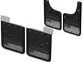 Picture of Truck Hardware Gatorback Black American Flag Dually Mud Flaps - Set of 4 - Fits 2020-2026 Chevy Silverado 3500HD
