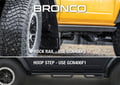 Picture of Truck Hardware Gatorback American Flag Mud Flaps - Front Pair - Fits 2021-2026 Ford Bronco