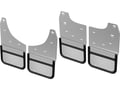 Picture of Truck Hardware Gatorback Stainless Plate Offset Mud Flaps - Set of 4 - Fits 2019-2026 Chevy Silverado 1500