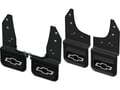 Picture of Truck Hardware Gatorback Black Wrap Bowtie Mud Flaps - Set of 4 - Fits 2020-2026 Chevy Silverado 2500/3500HD