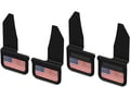 Picture of Truck Hardware Gatorback American Flag Mud Flaps - 12.5" Wide - Set
