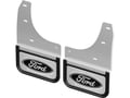 Picture of Truck Hardware Gatorback Black Ford Oval Mud Flaps - Rear Pair - Fits 2022-2024 Ford Expedition